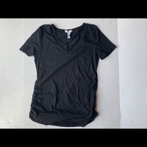 Black Maternity Shirt, Size Large